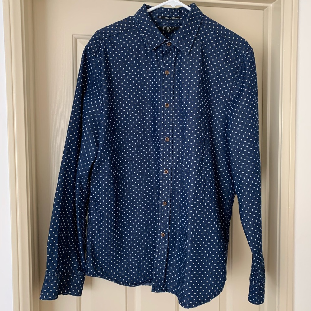 Men’s Forever 21 Patterned Button Down Shirt
